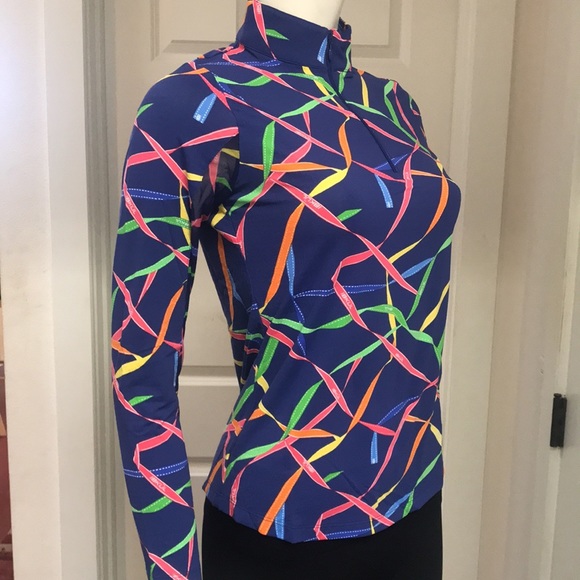 Ibkul Golf/Tennis/Athleisure 1/4 Zip L/S Top, NWT! - Picture 4 of 9